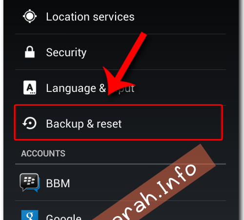 Cara Format Android ke Pengaturan Awal (Factory Setting)