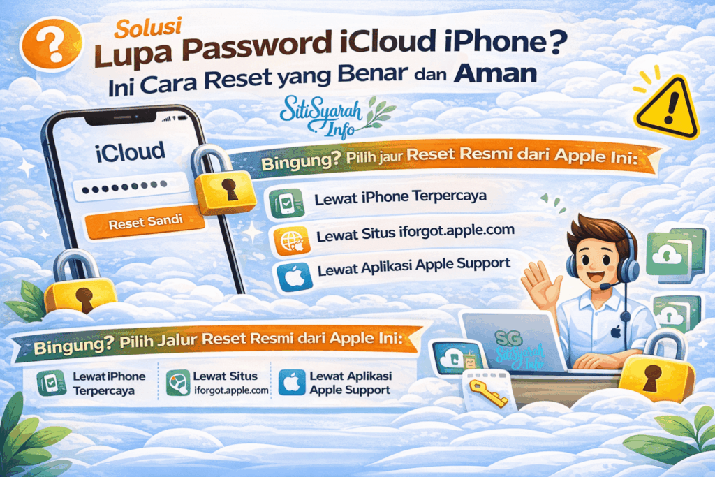 Bagaimana Solusi lupa password iCloud iPhone
