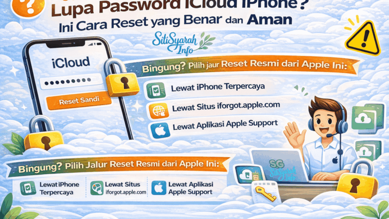 Solusi Lupa Password iCloud iPhone: Cek Cara Reset Resmi dari Apple