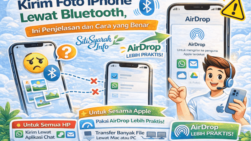 Kirim Foto iPhone Lewat Bluetooth, Apakah Bisa? Ini Penjelasan dan Cara yang Benar