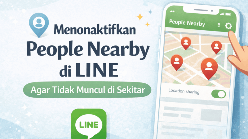Cara Menonaktifkan People Nearby di LINE, Biar Tidak Muncul di Sekitar