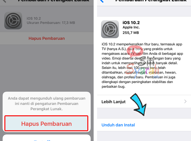 Cara Membatalkan Update iOS yang Sedang Download atau Sudah Terlanjur