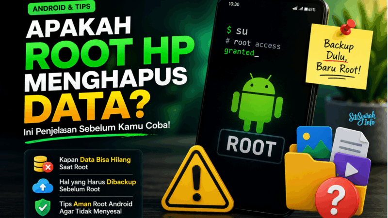 Apakah Root Menghilangkan Data? Ini Penjelasan Sebelum Kamu Coba