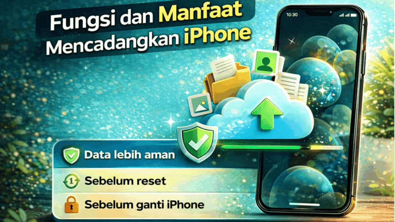 Fungsi dan Manfaat Mencadangkan iPhone