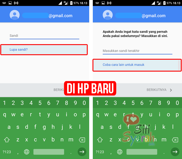 cara memindahkan akun gmail ke android lain