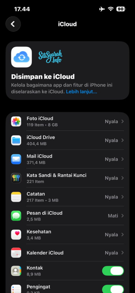 1 icloud untuk 2 iphone