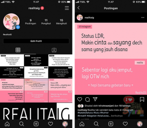 mengaktifkan instagram mode gelap di iPhone