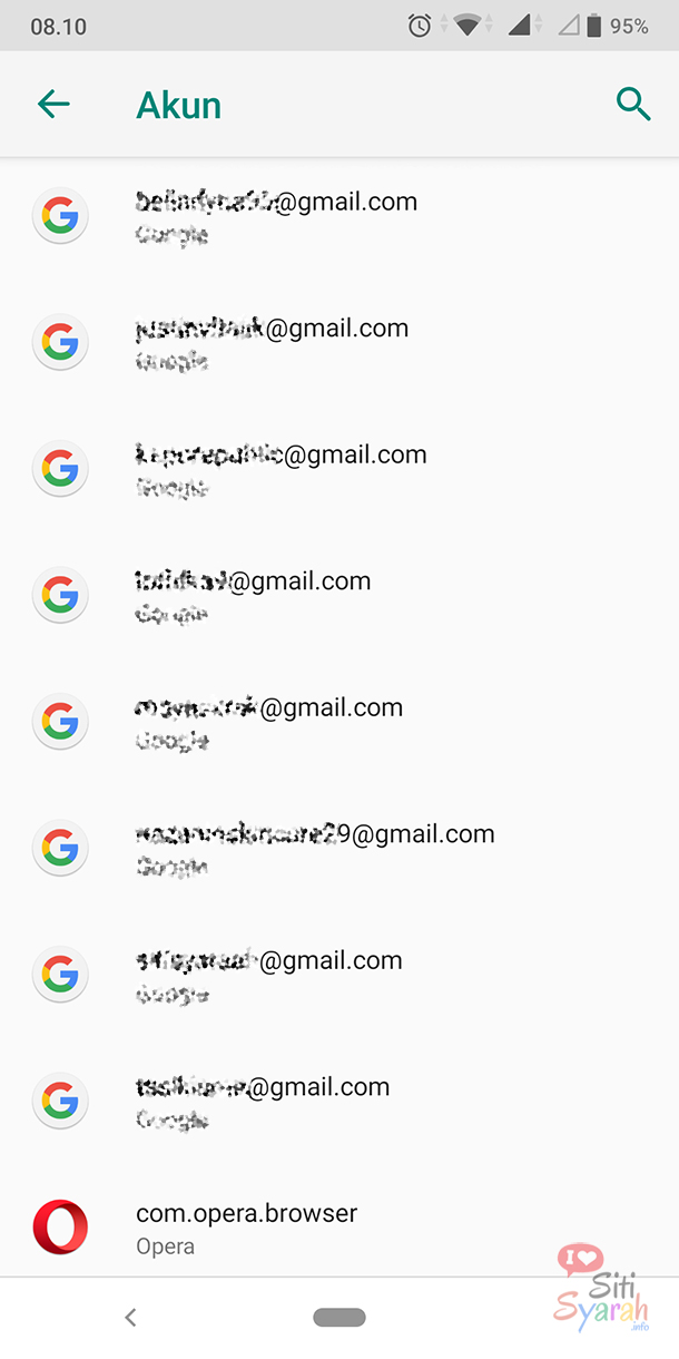 cara setting default akun Google di Android