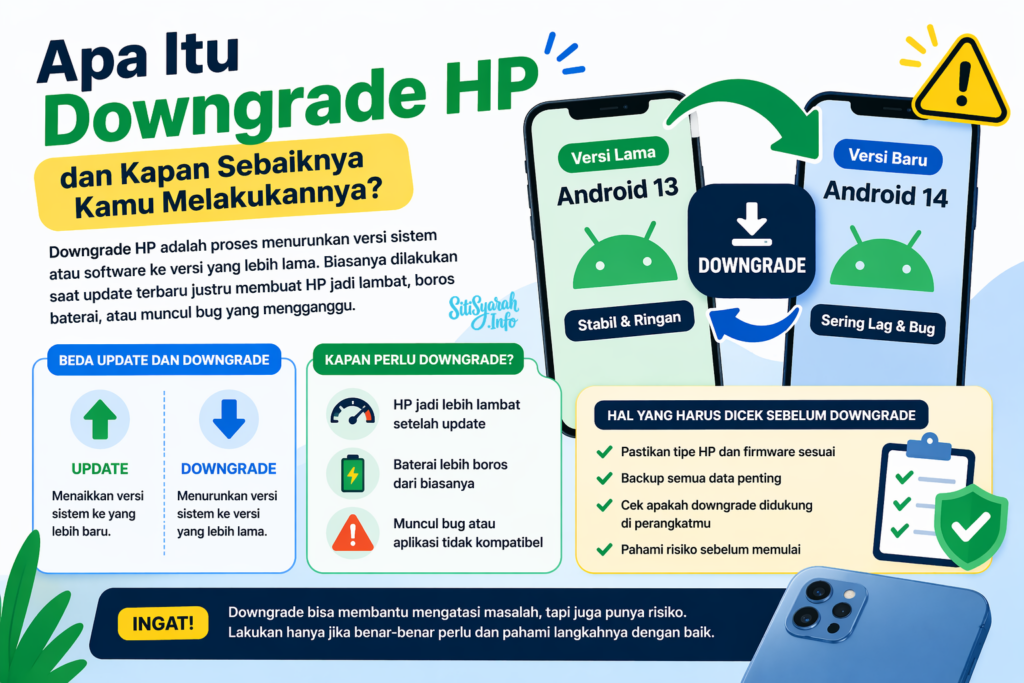 apa itu downgrade hp