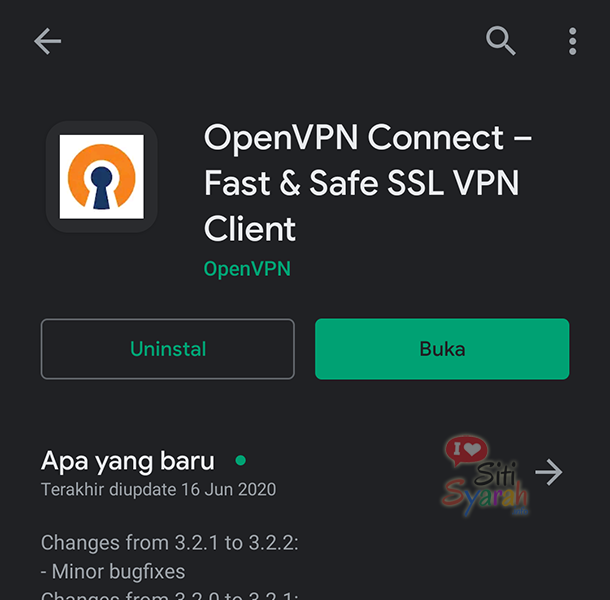 cara internet gratis dengan openvpn android