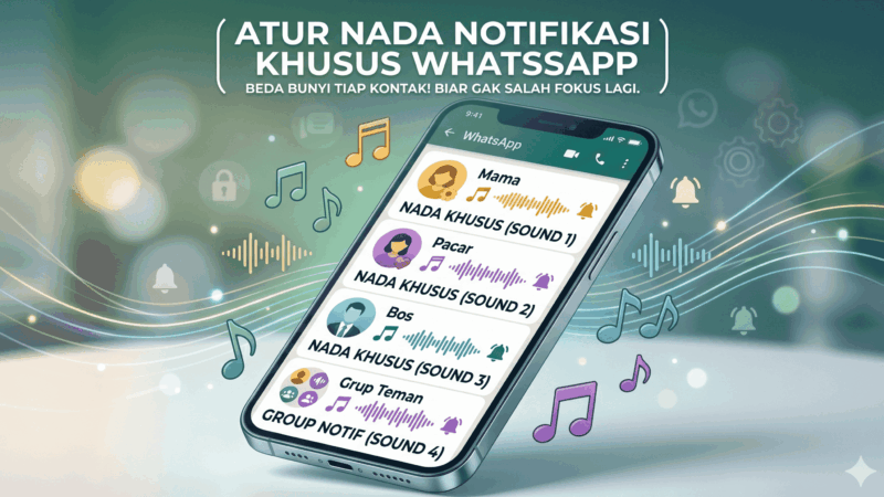 Cara Mengatur Nada Notifikasi WhatsApp Berbeda untuk Tiap Kontak: Biar Gak Salah Fokus Lagi!