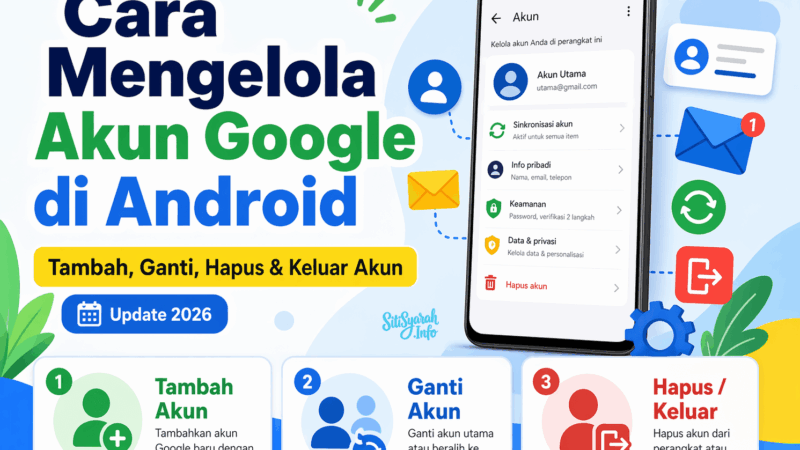 Cara Mengelola Akun Google di Android: Tambah, Ganti, Hapus, dan Keluar Akun