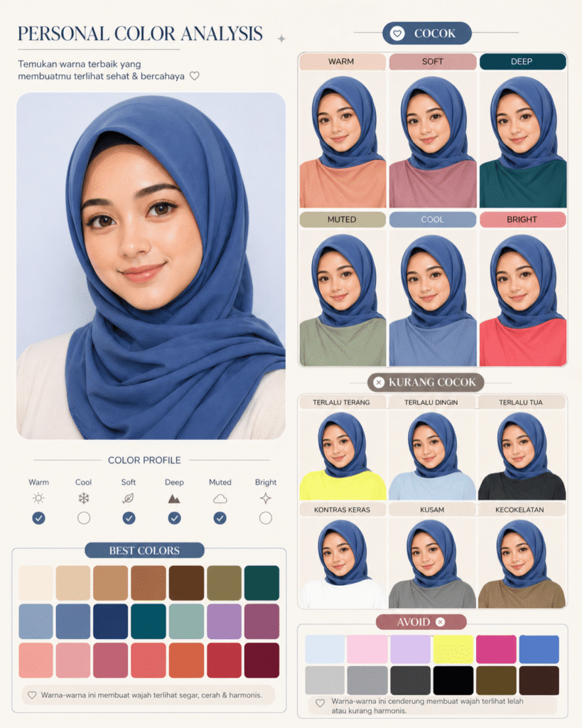 prompt foto ai Color Analysis