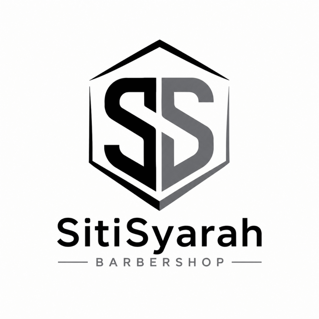 buat logo barbershop pakai AI Gemini dan ChatGPT