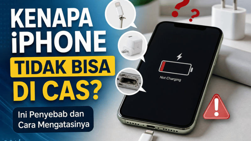 Kenapa iPhone Tidak Bisa di Cas? Jangan Panik, Coba 10 Cara Ini Dulu