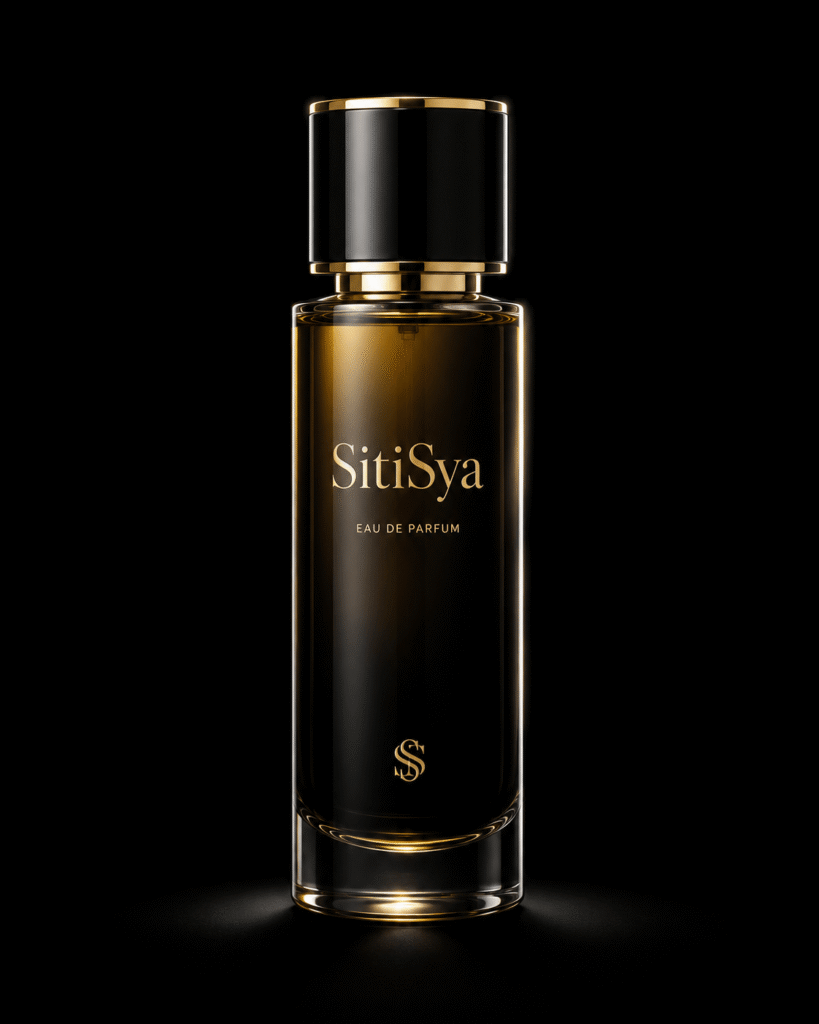 prompt ai design produk parfum 