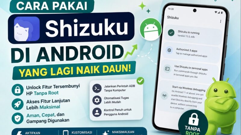 Cara Pakai Shizuku di Android yang Lagi Naik Daun: Unlock Fitur Tersembunyi HP Tanpa Root