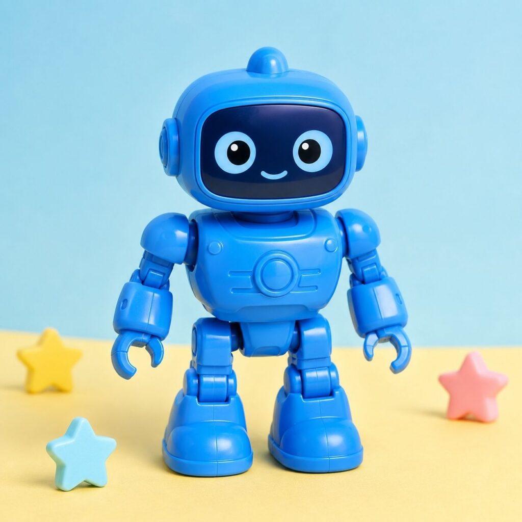 prompt foto ai robot mainan anak